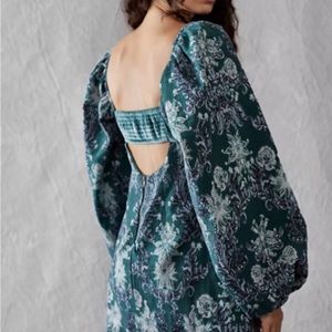 Free People Green Mini Dress